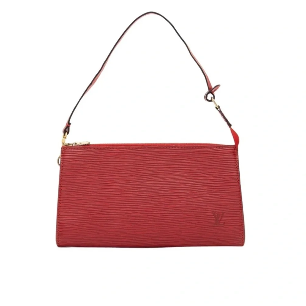 Louis Vuitton Epi  RED leather Pochette